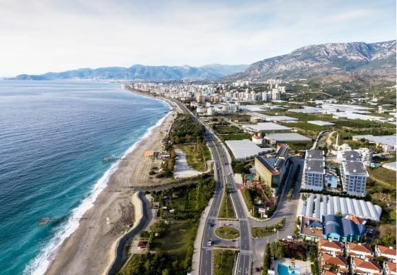 Luxus-Apartments 30 m vom Meer entfernt in Alanya Kargicak