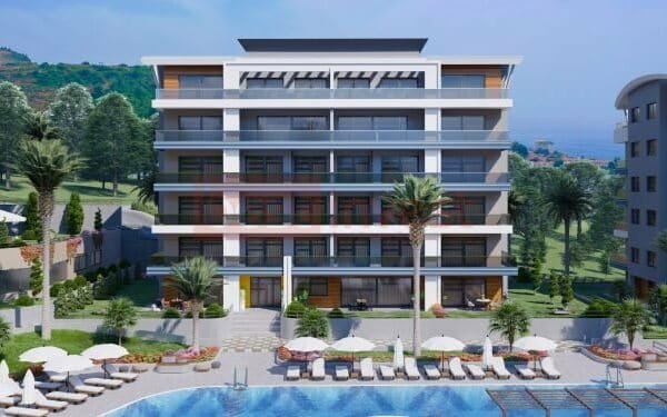 Luxuswohnungen in einem zentral gelegenen Projekt in Kargıcak, Alanya