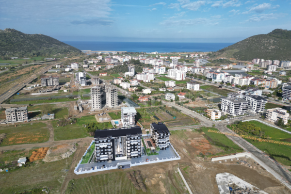 Apartments for Sale from Active New Housing Project in Alanya Gazipasa