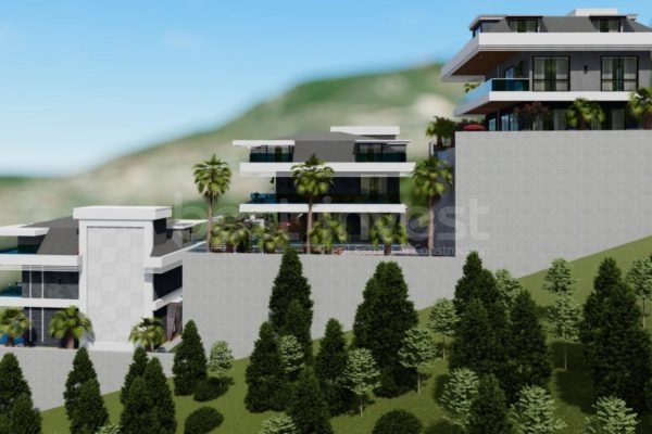 Villas Suitable for Citizenship in Alanya Tepe