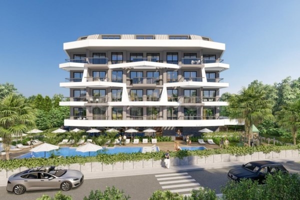 Apartments for Sale in Alanya Oba Project for Citizenship