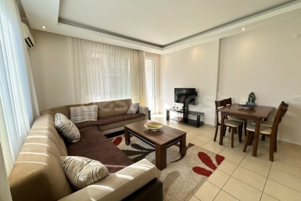 Furnished 1+1 Apartment Close to the Sea in Alanya Cleopatra