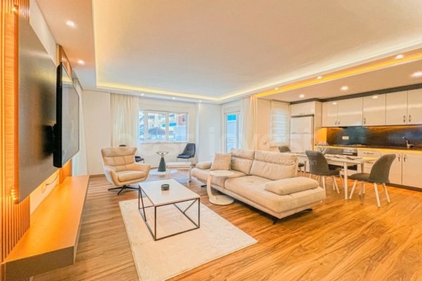 Luxury Furnished 2+1 Apartment 200 Meters to the Sea in Alanya Mahmutlar