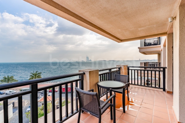 1-Bedroom Apartment with Sea and Burj Al-Arab View For Sale In Dubai
