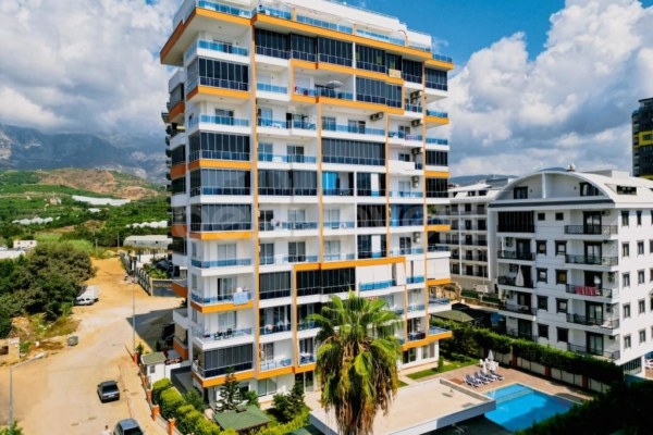 Fully Furnished 1+1 Apartment for Sale in Alanya Mahmutlar