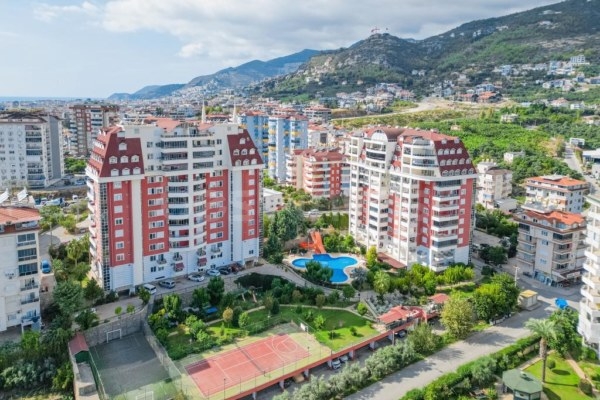 2+1 Duplex Apartment with Full View in Alanya Cikcilli Neighborhood