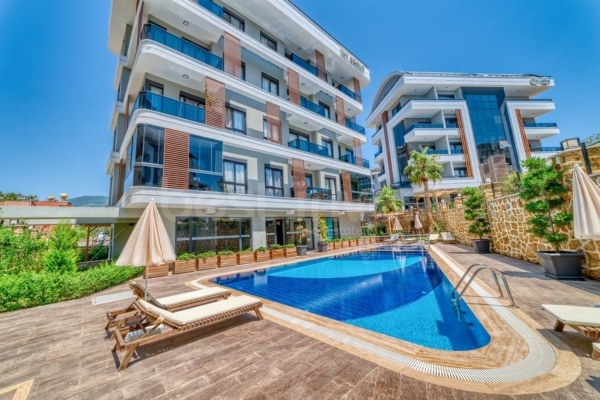 Luxury 1+1 Apartment for Sale in Alanya Oba with Amazing Social Facilities!