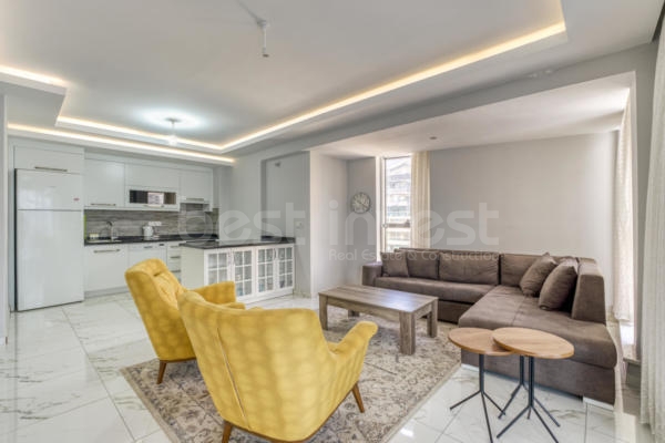 Spacious 1+1 for sale in Alanya Mahmutlar