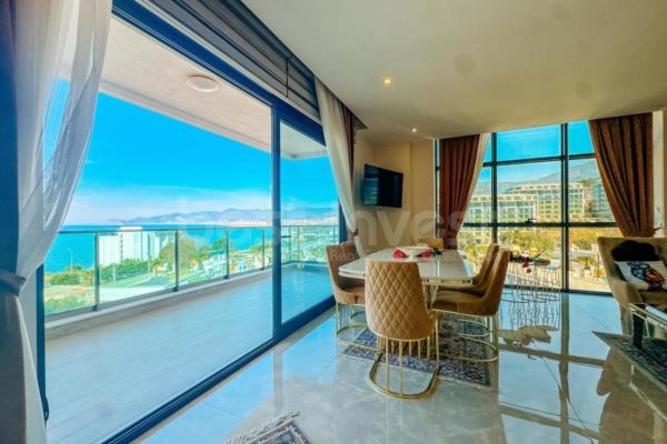 Beachfront 2+1 Apartment for Sale in Alanya Kargicak Neighborhood!