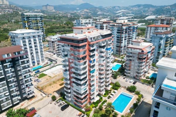 Квартира 2+1 в Махмутларе, Аланья, в комплексе с инфраструктурой