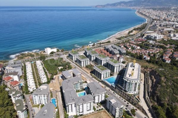 3+1 Duplex Apartment with Sea and City Views in Konak Premium