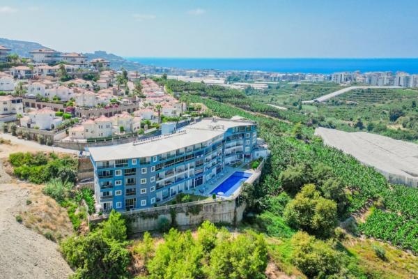 Furnished 1+0 Studio Apartment in Kargıcak, Alanya