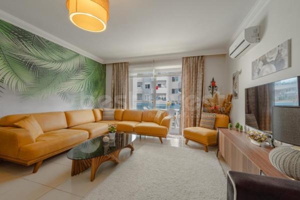 Furnished 2+1 Apartment Close to the Sea in Mahmutlar