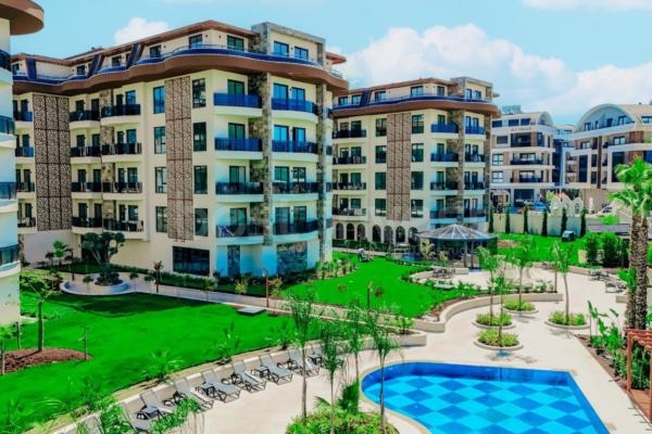 W Alanya Oba, w Best Home Privilege, do sprzedania umeblowane mieszkanie 1+1